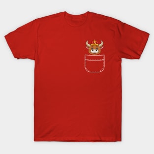 Funny Ox In The Pocket Chinese New Year 2021 T-Shirt